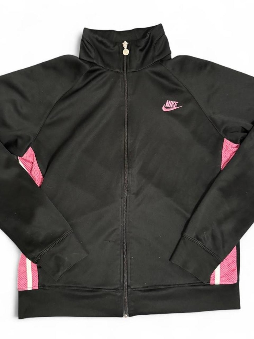 Girls Nike Athletic Track
Black Zip Jacket Size L (12-14)